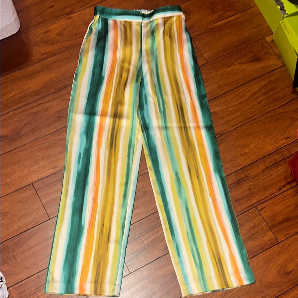 Zara Colorful Striped Pants